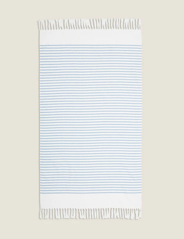 Deals ๐ Towels Cotton Rich Striped Hammam Beach Towel ๐ 1 Deals ๐ Towels Cotton Rich Striped Hammam Beach Towel ๐