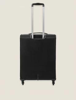 Coupon 🌟 M&S Collection Suitcases & Luggage Ultralite 4 Wheel Soft Medium Suitcase 😀 -Women's Holiday Shop Sales PL 05 T40 4618 Y0 X EC 1