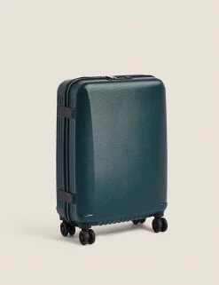 Brand new ❤️ M&S Collection Suitcases & Luggage Heritage 8 Wheel Hard Shell Cabin Suitcase 🎁 -Women's Holiday Shop Sales PL 05 T40 6200 VU X EC 0