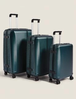 Brand new ❤️ M&S Collection Suitcases & Luggage Heritage 8 Wheel Hard Shell Cabin Suitcase 🎁 -Women's Holiday Shop Sales PL 05 T40 6200 VU X EC 5
