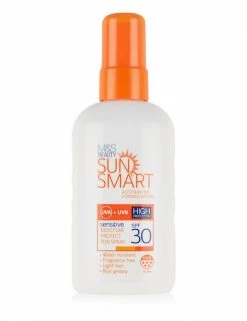 Best deal 🛒 Sun Smart Sun Cream Sensitive Moisture Protect Sun Spray SPF30 200ml 💯