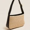 Best reviews of 💯 M&S Collection 👜 Handbags Straw Buckle Detail Shoulder Bag 😍