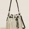 Cheapest 🧨 M&S Collection 👜 Handbags Canvas Striped Duffle Cross Body Bag 😍