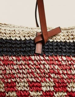 Outlet 🔥 M&S Collection 👜 Handbags Straw Tote Bag 🛒 26 Outlet 🔥 M&S Collection 👜 Handbags Straw Tote Bag 🛒 -Women's Holiday Shop Sales SD 01 T01 2397Y B4 X EC 1