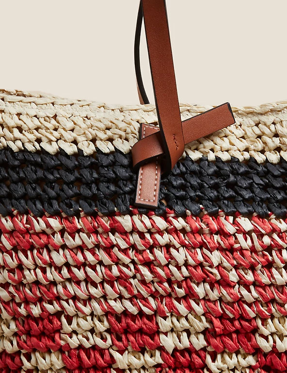 Outlet 🔥 M&S Collection 👜 Handbags Straw Tote Bag 🛒 7 Outlet 🔥 M&S Collection 👜 Handbags Straw Tote Bag 🛒 - Image 7