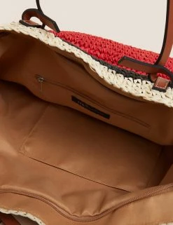 Outlet 🔥 M&S Collection 👜 Handbags Straw Tote Bag 🛒 27 Outlet 🔥 M&S Collection 👜 Handbags Straw Tote Bag 🛒 -Women's Holiday Shop Sales SD 01 T01 2397Y B4 X EC 2