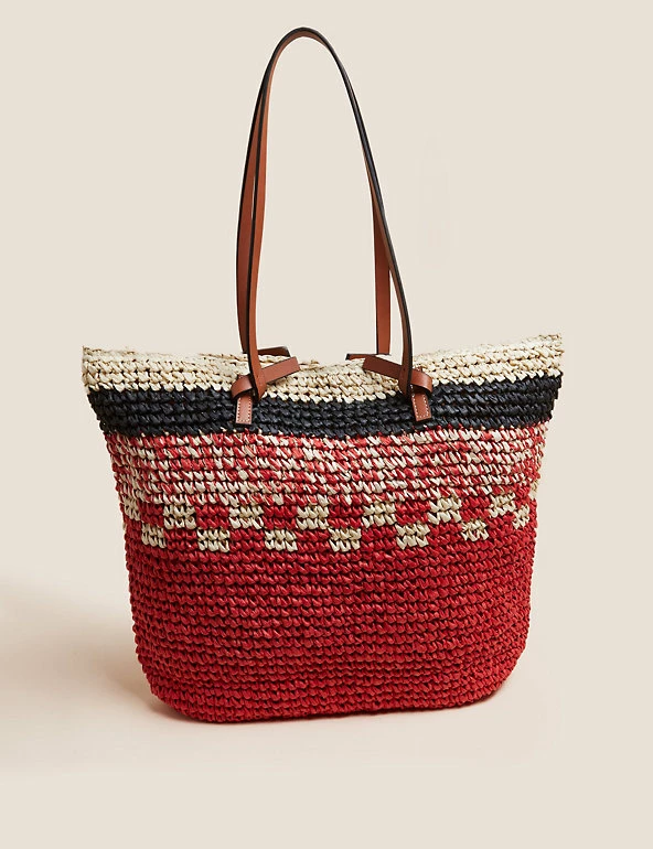 Outlet 🔥 M&S Collection 👜 Handbags Straw Tote Bag 🛒 10 Outlet 🔥 M&S Collection 👜 Handbags Straw Tote Bag 🛒 - Image 10