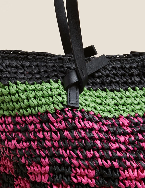 Outlet 🔥 M&S Collection 👜 Handbags Straw Tote Bag 🛒 12 Outlet 🔥 M&S Collection 👜 Handbags Straw Tote Bag 🛒 - Image 12