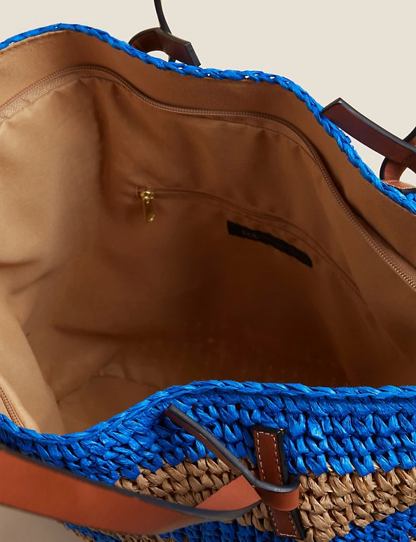 Outlet 🔥 M&S Collection 👜 Handbags Straw Tote Bag 🛒 18 Outlet 🔥 M&S Collection 👜 Handbags Straw Tote Bag 🛒 - Image 18