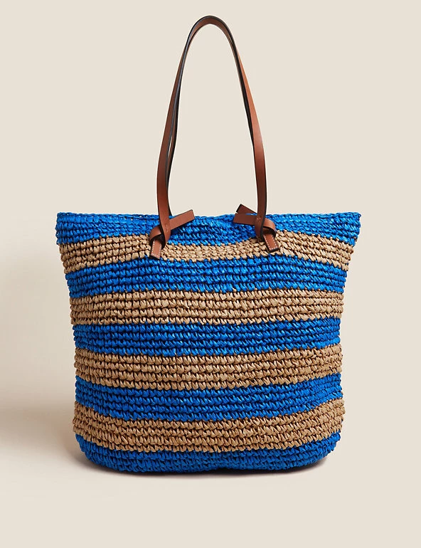 Outlet 🔥 M&S Collection 👜 Handbags Straw Tote Bag 🛒 19 Outlet 🔥 M&S Collection 👜 Handbags Straw Tote Bag 🛒 - Image 19