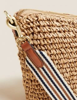 Best reviews of ⌛ M&S Collection 👜 Handbags Straw Sling Cross Body Bag 😉 -Women's Holiday Shop Sales SD 01 T01 2597Y V4 X EC 1