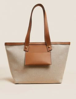 Best reviews of ⭐ M&S Collection 👜 Handbags Canvas Tote Bag 😉 -Women's Holiday Shop Sales SD 01 T01 2897Y V0 X EC 3