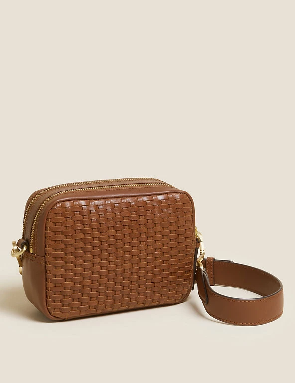 Flash Sale ๐ M&S Collection ๐ Handbags Leather Woven Cross Body Camera Bag ๐ 6 Flash Sale ๐ M&S Collection ๐ Handbags Leather Woven Cross Body Camera Bag ๐ - Image 6