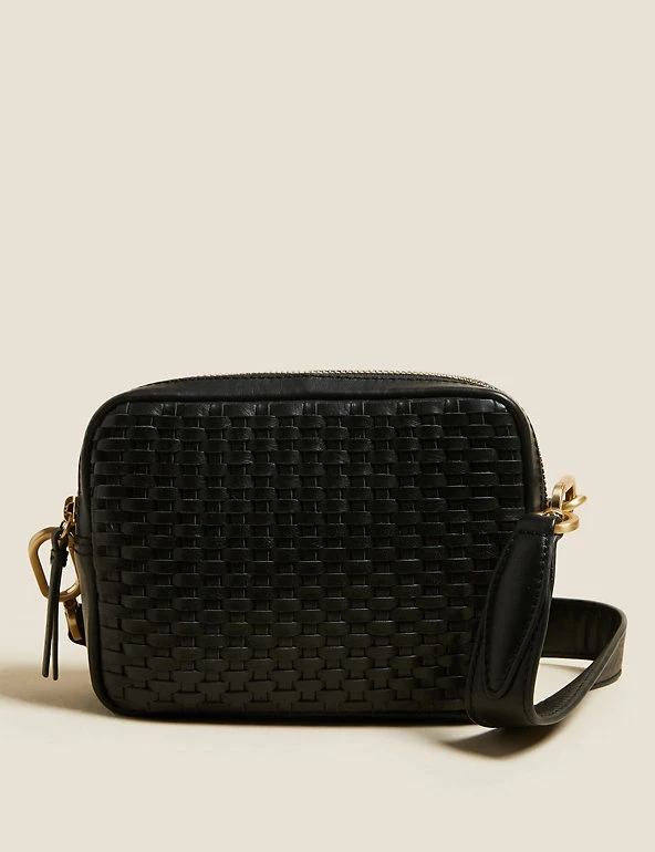 Flash Sale ๐ M&S Collection ๐ Handbags Leather Woven Cross Body Camera Bag ๐ 4 Flash Sale ๐ M&S Collection ๐ Handbags Leather Woven Cross Body Camera Bag ๐ - Image 4