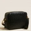 Flash Sale 🎉 M&S Collection 👜 Handbags Leather Woven Cross Body Camera Bag 😉