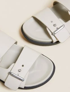 Cheap 🤩 M&S Collection Leather Footbed 🩴 Sandals ❤️ 15 Cheap 🤩 M&S Collection Leather Footbed 🩴 Sandals ❤️ -Women's Holiday Shop Sales SD 01 T02 0098 Z0 X EC 3