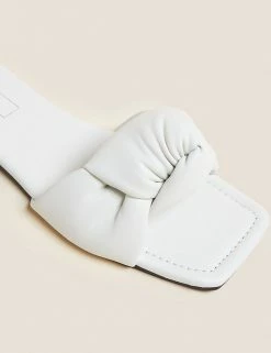 Wholesale 😉 M&S Collection 🩴 Sandals Knot Flat Mules 👍 -Women's Holiday Shop Sales SD 01 T02 3931 Z0 X EC 3