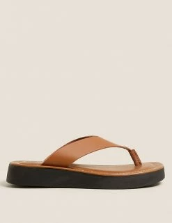 Cheapest ⭐ M&S Collection 🩴 Sandals Leather Flatform Flip Flops 🥰 33 Cheapest ⭐ M&S Collection 🩴 Sandals Leather Flatform Flip Flops 🥰 -Women's Holiday Shop Sales SD 01 T02 4487 VS X EC 0