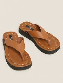 Cheapest ⭐ M&S Collection 🩴 Sandals Leather Flatform Flip Flops 🥰 34 Cheapest ⭐ M&S Collection 🩴 Sandals Leather Flatform Flip Flops 🥰 -Women's Holiday Shop Sales SD 01 T02 4487 VS X EC 90
