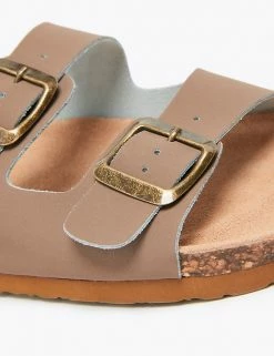 Brand new 😉 M&S Collection Leather Footbed 🩴 Sandals 🎉 -Women's Holiday Shop Sales SD 01 T02 4876A V8 X EC 2