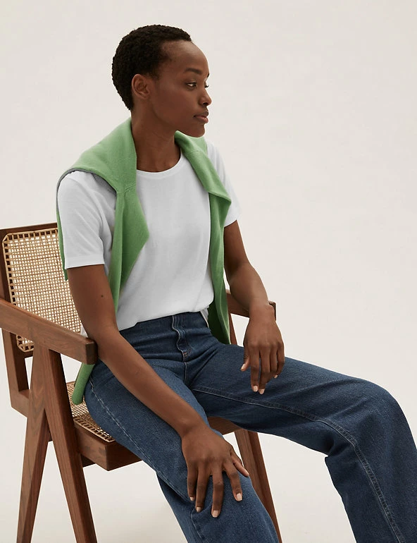 Best Sale ๐ M&S Collection Women 2 Pack Crew Neck Relaxed T-Shirts ๐ 1 Best Sale ๐ M&S Collection Women 2 Pack Crew Neck Relaxed T-Shirts ๐