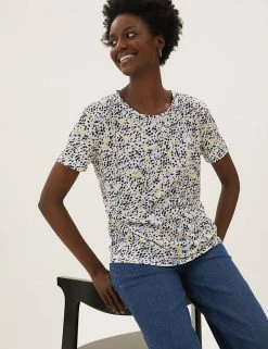 Brand new ๐ M&S Collection Women 2 Pack Crew Neck Relaxed T-Shirts ๐ 9 Brand new ๐ M&S Collection Women 2 Pack Crew Neck Relaxed T-Shirts ๐ -Women's Holiday Shop Sales SD 01 T41 4031Z Z4 X EC 1