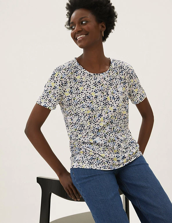 Brand new ๐ M&S Collection Women 2 Pack Crew Neck Relaxed T-Shirts ๐ 3 Brand new ๐ M&S Collection Women 2 Pack Crew Neck Relaxed T-Shirts ๐ - Image 3