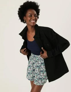 Cheapest ✔️ M&S Collection Tops Cotton Rich Ribbed Crew Neck Vest Top 👍 -Women's Holiday Shop Sales SD 01 T41 4193 F0 X EC 0