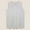 Budget 😍 M&S Collection Women Crew Neck Relaxed Sleeveless Tank Top ❤️