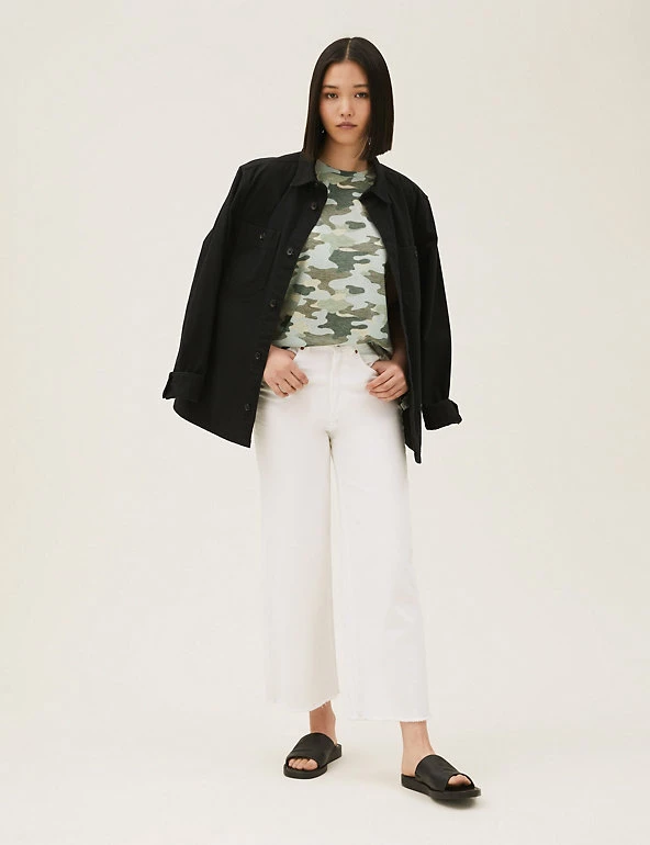 Coupon 🔥 M&S Collection Women Camouflage Crew Neck Relaxed Tank Top 🔔 4 Coupon 🔥 M&S Collection Women Camouflage Crew Neck Relaxed Tank Top 🔔 - Image 4