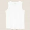 Coupon 🎉 M&S Collection Women Crew Neck Relaxed Sleeveless Tank Top ⭐