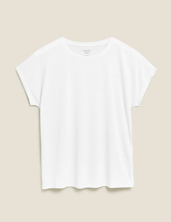 Budget 🎁 M&S Collection Women Crew Neck Short Sleeve T-Shirt 😀 2 Budget 🎁 M&S Collection Women Crew Neck Short Sleeve T-Shirt 😀 - Image 2