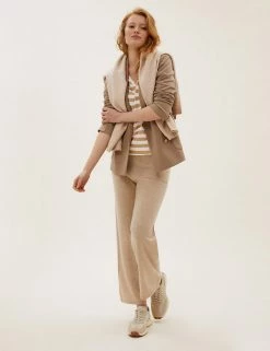 New 🤩 M&S Collection T-shirts Pure Cotton Striped Straight Fit T-Shirt 🛒 -Women's Holiday Shop Sales SD 01 T41 8593 S9 X EC 1