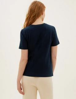 Brand new ⭐ M&S Collection T-shirts Pure Cotton V-Neck Straight Fit T-Shirt ⌛ 18 Brand new ⭐ M&S Collection T-shirts Pure Cotton V-Neck Straight Fit T-Shirt ⌛ -Women's Holiday Shop Sales SD 01 T41 8994 F0 X EC 2