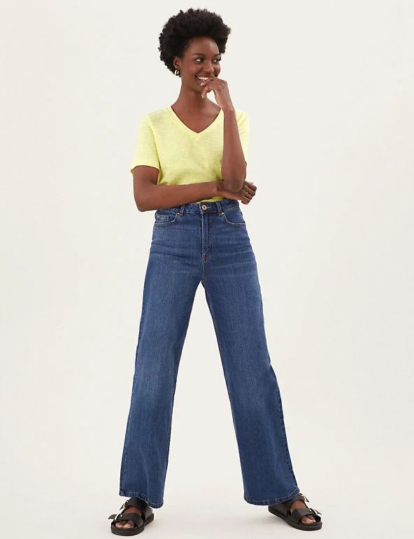 Brand new ⭐ M&S Collection T-shirts Pure Cotton V-Neck Straight Fit T-Shirt ⌛ 13 Brand new ⭐ M&S Collection T-shirts Pure Cotton V-Neck Straight Fit T-Shirt ⌛ - Image 13