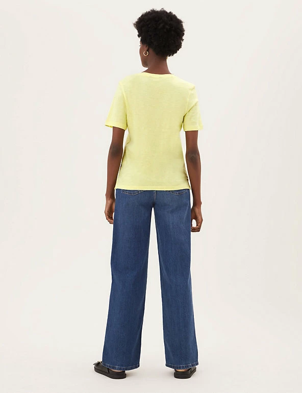 Brand new ⭐ M&S Collection T-shirts Pure Cotton V-Neck Straight Fit T-Shirt ⌛ 15 Brand new ⭐ M&S Collection T-shirts Pure Cotton V-Neck Straight Fit T-Shirt ⌛ - Image 15