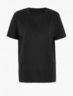 Brand new ⭐ M&S Collection T-shirts Pure Cotton V-Neck Straight Fit T-Shirt ⌛ 19 Brand new ⭐ M&S Collection T-shirts Pure Cotton V-Neck Straight Fit T-Shirt ⌛ -Women's Holiday Shop Sales SD 01 T41 8994 Y0 X EC 90