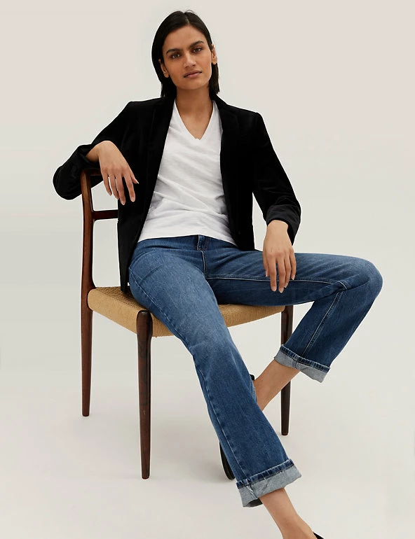 Brand new ⭐ M&S Collection T-shirts Pure Cotton V-Neck Straight Fit T-Shirt ⌛ 6 Brand new ⭐ M&S Collection T-shirts Pure Cotton V-Neck Straight Fit T-Shirt ⌛ - Image 6