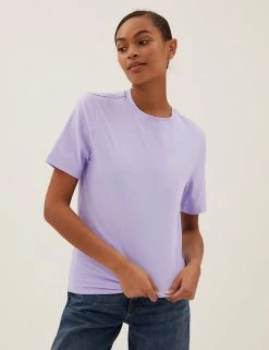 Wholesale ๐คฉ M&S Collection T-shirts Pure Cotton Straight Fit T-Shirt ๐ 74 Wholesale ๐คฉ M&S Collection T-shirts Pure Cotton Straight Fit T-Shirt ๐ -Women's Holiday Shop Sales SD 01 T41 8999 FY X EC 1