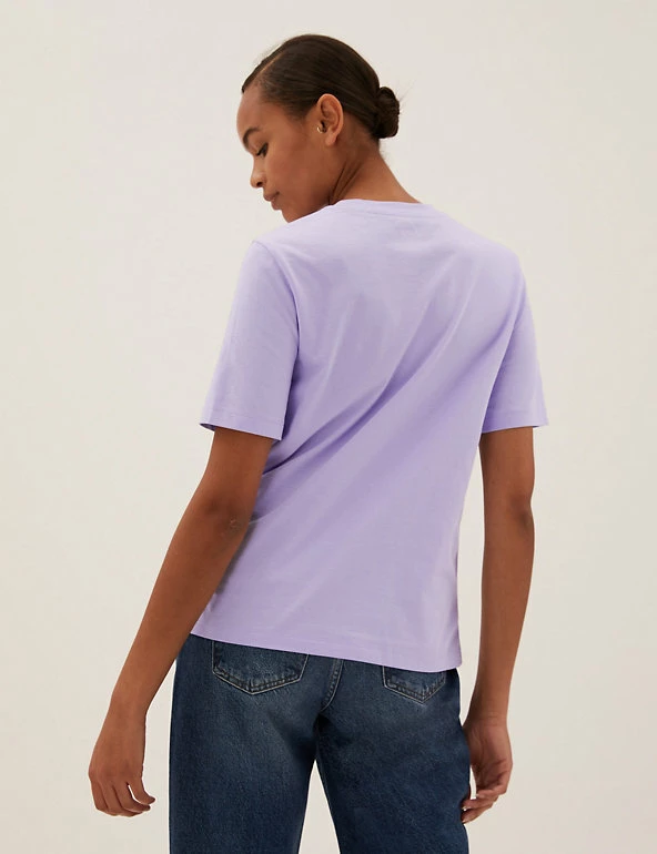Wholesale ๐คฉ M&S Collection T-shirts Pure Cotton Straight Fit T-Shirt ๐ 30 Wholesale ๐คฉ M&S Collection T-shirts Pure Cotton Straight Fit T-Shirt ๐ - Image 30