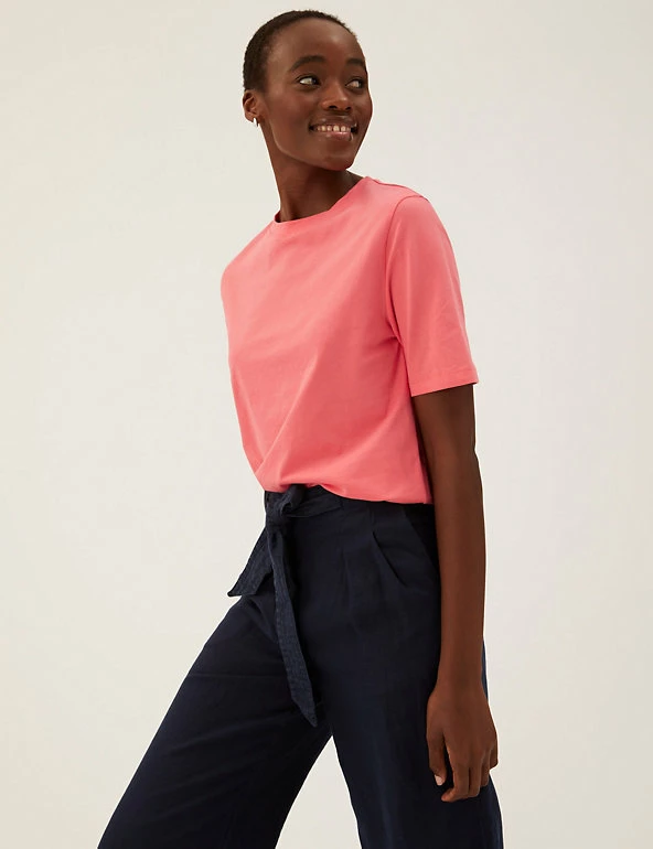 Wholesale ๐คฉ M&S Collection T-shirts Pure Cotton Straight Fit T-Shirt ๐ 22 Wholesale ๐คฉ M&S Collection T-shirts Pure Cotton Straight Fit T-Shirt ๐ - Image 22