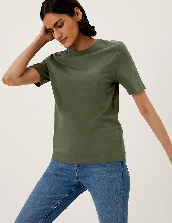 Wholesale ๐คฉ M&S Collection T-shirts Pure Cotton Straight Fit T-Shirt ๐ 39 Wholesale ๐คฉ M&S Collection T-shirts Pure Cotton Straight Fit T-Shirt ๐ - Image 39