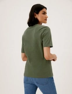 Wholesale ๐คฉ M&S Collection T-shirts Pure Cotton Straight Fit T-Shirt ๐ 85 Wholesale ๐คฉ M&S Collection T-shirts Pure Cotton Straight Fit T-Shirt ๐ -Women's Holiday Shop Sales SD 01 T41 8999 JR X EC 3