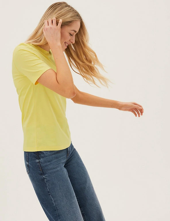 Wholesale ๐คฉ M&S Collection T-shirts Pure Cotton Straight Fit T-Shirt ๐ 15 Wholesale ๐คฉ M&S Collection T-shirts Pure Cotton Straight Fit T-Shirt ๐ - Image 15