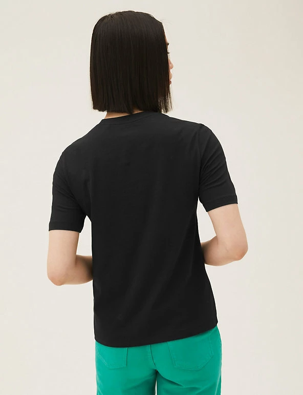 Wholesale ๐คฉ M&S Collection T-shirts Pure Cotton Straight Fit T-Shirt ๐ 10 Wholesale ๐คฉ M&S Collection T-shirts Pure Cotton Straight Fit T-Shirt ๐ - Image 10