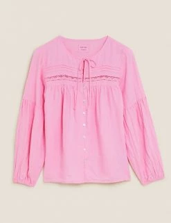 Deals ๐งจ M&S Collection ๐ Shirts & Blouses Pure Linen Tie Neck 3/4 Sleeve Blouse โ 16 Deals ๐งจ M&S Collection ๐ Shirts & Blouses Pure Linen Tie Neck 3/4 Sleeve Blouse โ -Women's Holiday Shop Sales SD 01 T52 3933 A0 X EC 90