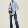 Wholesale 🎁 M&S Collection 👚 Shirts & Blouses Pure Linen Longline Popover Blouse 😀