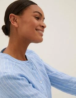 Wholesale 🎁 M&S Collection 👚 Shirts & Blouses Pure Linen Longline Popover Blouse 😀 16 Wholesale 🎁 M&S Collection 👚 Shirts & Blouses Pure Linen Longline Popover Blouse 😀 -Women's Holiday Shop Sales SD 01 T52 3995 E4 X EC 3