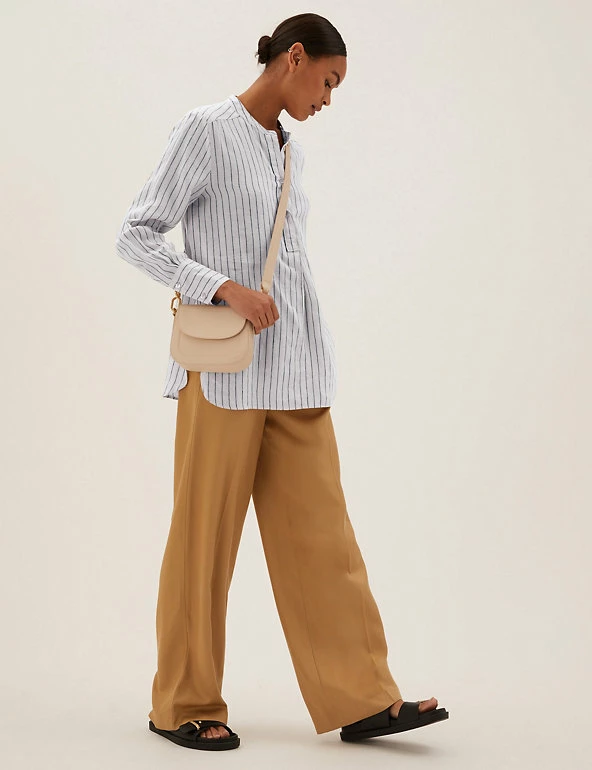 Wholesale 🎁 M&S Collection 👚 Shirts & Blouses Pure Linen Longline Popover Blouse 😀 7 Wholesale 🎁 M&S Collection 👚 Shirts & Blouses Pure Linen Longline Popover Blouse 😀 - Image 7