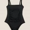 New 🎁 M&S Collection 🩱 Swimsuits Maternity Ruched Square Neck 🩱 Swimsuit ⭐
